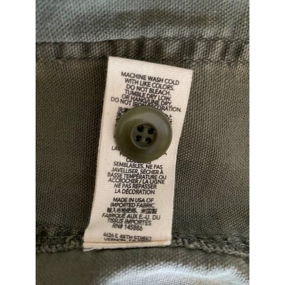 The Great Commodore Jacket Size 2 Army Green Checker Print NWT - Picture 7 of 10